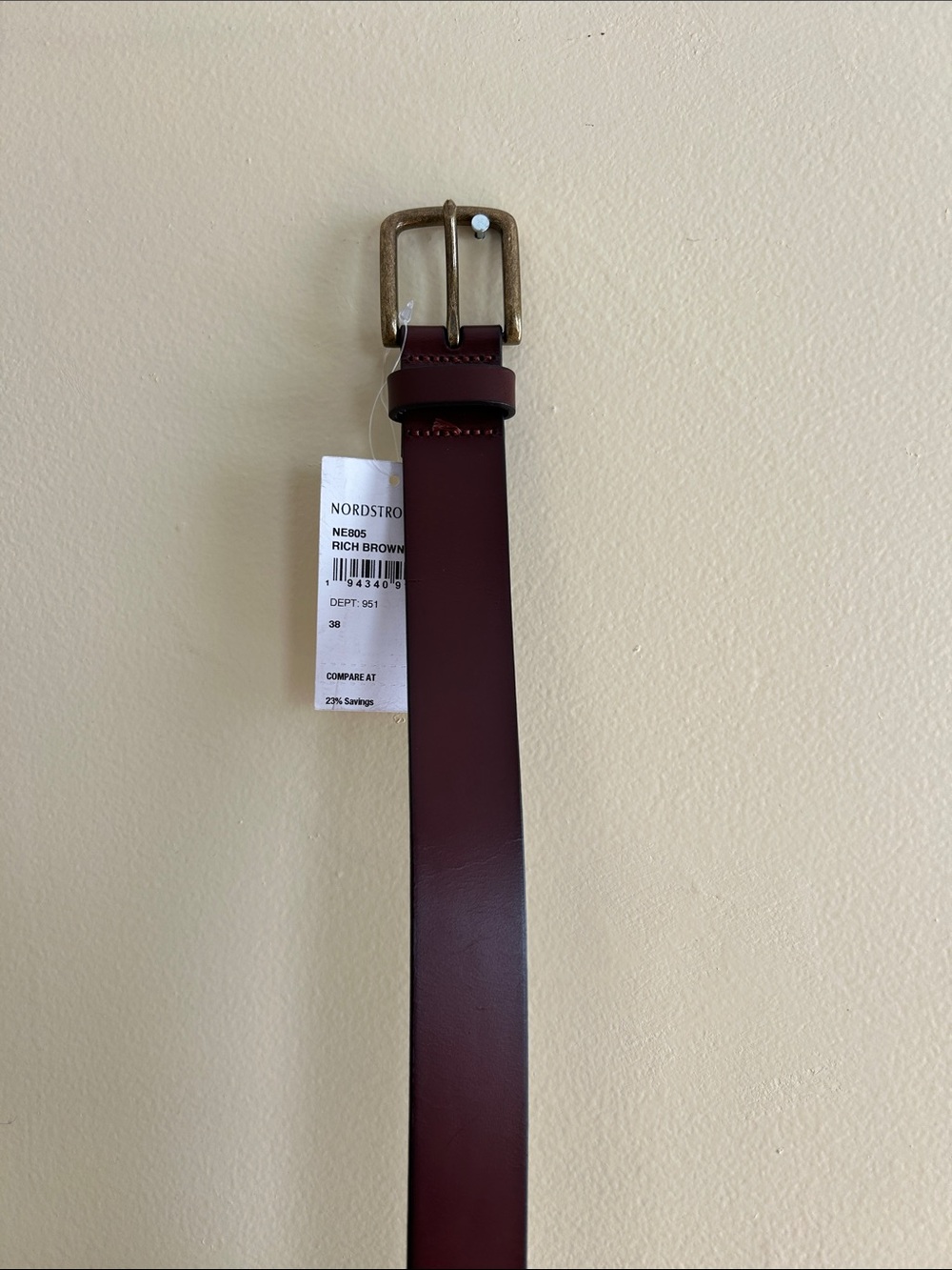 Madewell men’s size 38 belt